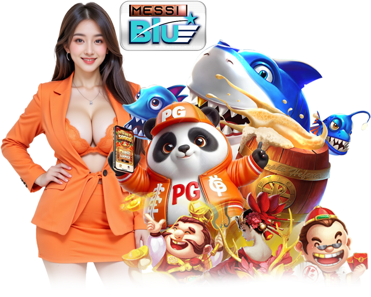 MESSIBLUE สล็อตเครดิตฟรี กำไรดี